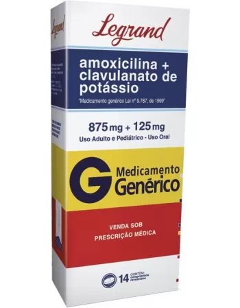 AMOX+CLAV.POT.875+125MG C/14CPR REV (GEN