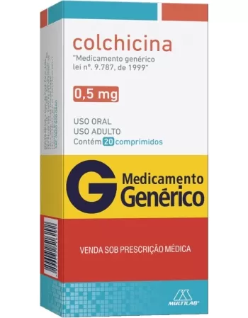 COLCHICINA 0,5MG C/30CPR GEN
