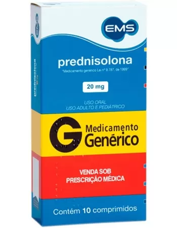 PREDNISOLONA 20MG C/10CPR GEN