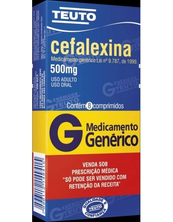 CEFALEXINA 500MG C/8CPR GEN