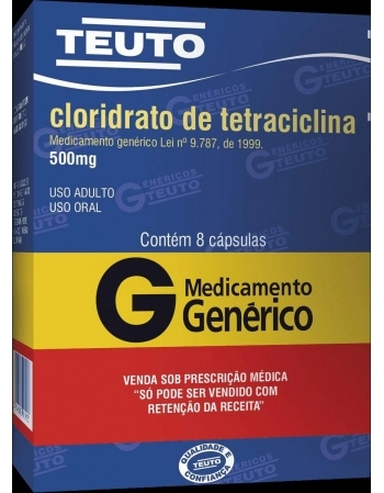 TETRACICLINA 500MG C/ 8CPS GEN