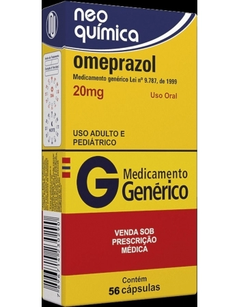 OMEPRAZOL 20MG C/56CPS LIB RET GEN