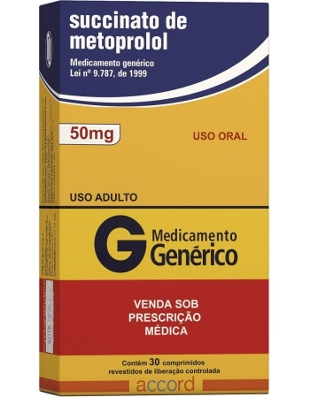 METOPROLOL 50MG C/30CPR REV LIB PROL GEN