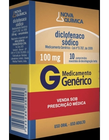 DICLOF.SODICO 100MG C/10CPR REV LIB PROL GEN