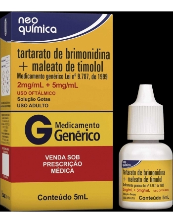 BRIMONIDINA+TIMOLOL SOL OFT 5ML GEN
