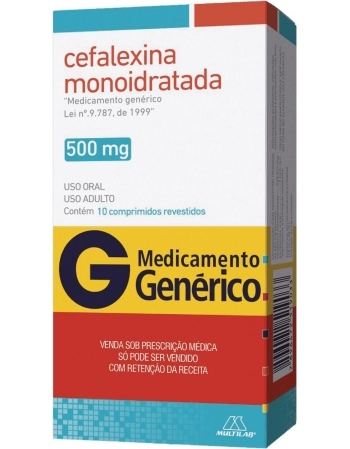 CEFALEXINA 500MG C/10CPR REV GEN