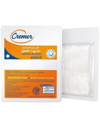 COMPRESSA CREMER 7,5CMX7,5CM 10UN-11F