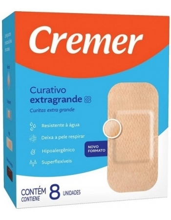 CURATIVO CREMER EXTRA GRANDE C/8U XXG