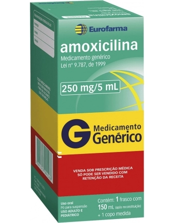 AMOXICILINA 250MG/5ML PO SUSP OR 150ML GEN