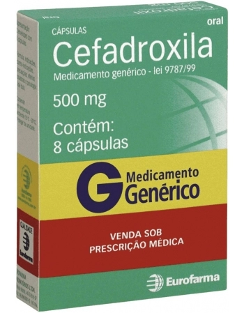 CEFADROXILA 500MG C/8CPS GEN