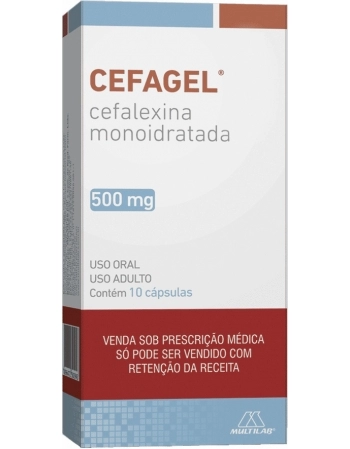 CEFAGEL 500MG C/10CPS