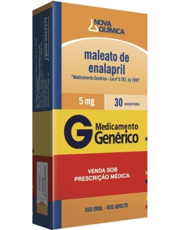 ENALAPRIL 5MG C/30CPR GEN