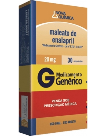 ENALAPRIL 20MG C/30CPR GEN