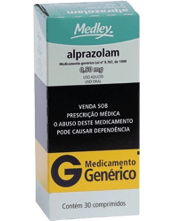 ALPRAZOLAM 0,5MG C/30CPR GEN (B1)