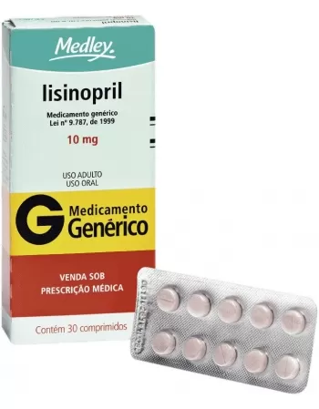 LISINOPRIL 10MG C/30CPR GEN