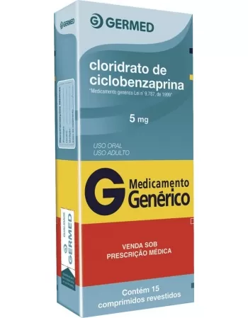 CICLOBENZAPRINA 5MG C/15CPR REV GEN