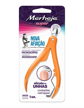 ALICATE UNHAS SUPER C/1U-LARANJA
