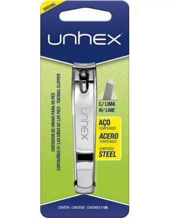 CORTADOR UNHAS PES UNHEX C/ 1U