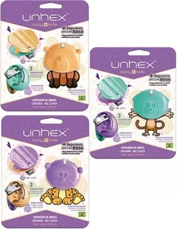 CORTADOR UNHAS BABY UNHEX C/1U-FAUNA BRASILEIRA
