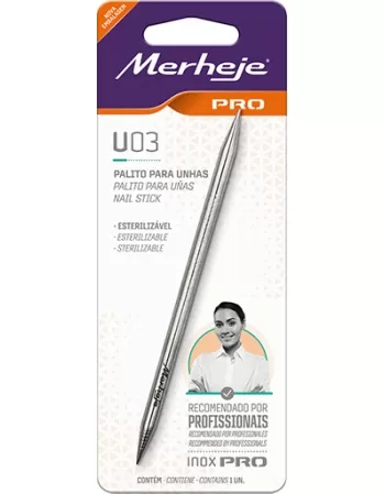 PALITO INOX UNHA PROF C/1U