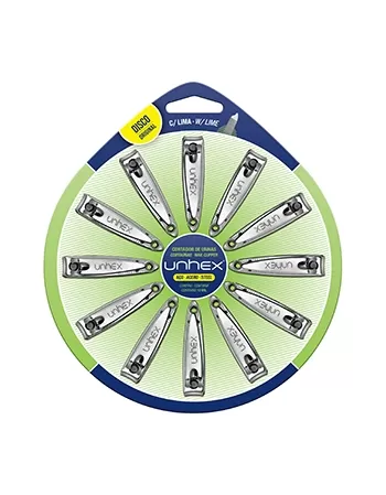 CORTADOR UNHAS UNHEX C/12U-DISCO