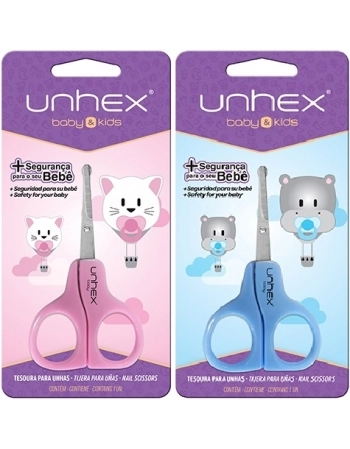 TESOURA UNHAS BABY MIX UNHEX C/1U