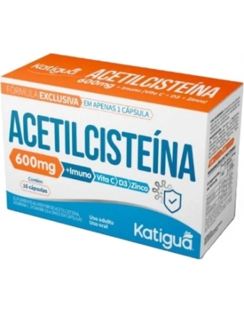 ACETILCISTEINA 600CDZ 16CAP KTG