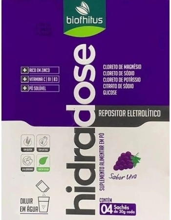 HIDRADOSE PO C/4SCH 30G-UVA