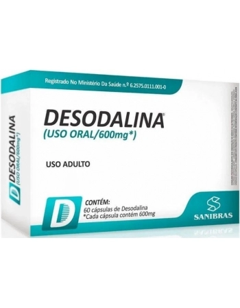 DESODALINA 600MG C/60CPS