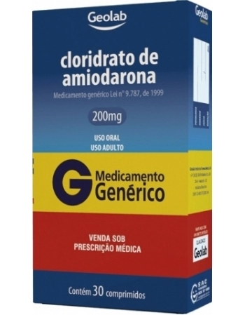 AMIODARONA 200MG C/30CPR GEN