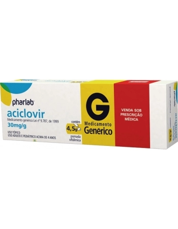 ACICLOVIR 30MG/G PDA OFT 4,5G GEN