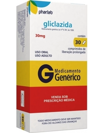 GLICLAZIDA 30MG C/30CPR LIB PROL GEN