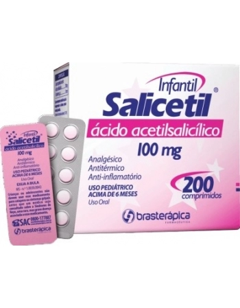 SALICETIL INF 100MG C/200CPR