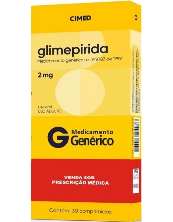 GLIMEPIRIDA 2MG C/30CPR GEN