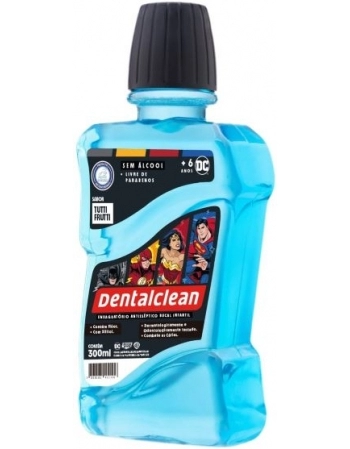 ENXAGUANTE BUCAL INF JUSTICE LEAGUE 300ML-TUTTI FRUTTI ZER AC