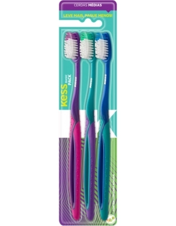 ESCOVA DENTAL KESS BASIC PLUS MEDIA C/3UN