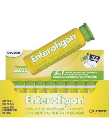 ENTEROFIGON C/60FLAC 10ML-ABACAXI