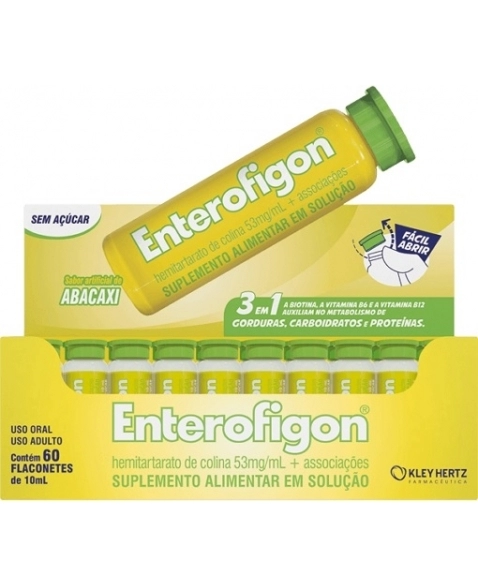 ENTEROFIGON C/60FLAC 10ML-ABACAXI