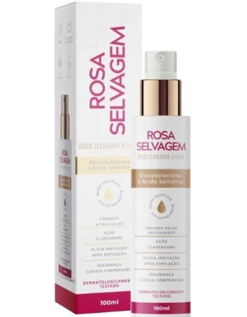ACIDO CLAREADOR ATIVADO 100ML ROSA SELVAGEM