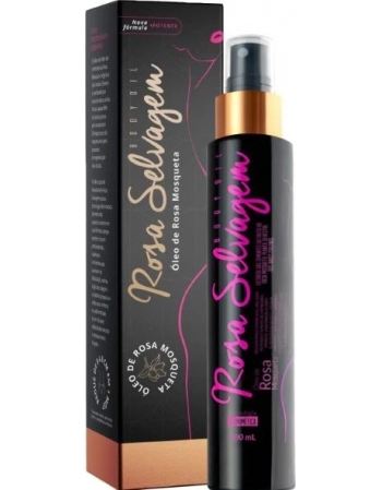 OLEO CLAREADOR DE PELE CONTRA MANCHAS E ESTRIAS 100ML ROSA SELVAGEM