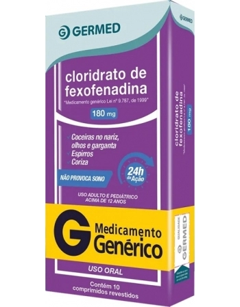 FEXOFENADINA 180MG 10CPD G GER