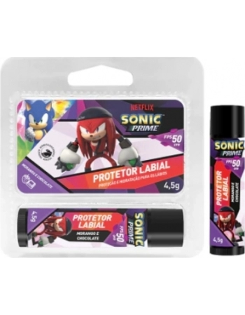 PROTETOR LABIAL STICK FPS50 KNUCKS-MORANGO COM CHOCOLATE SONIC