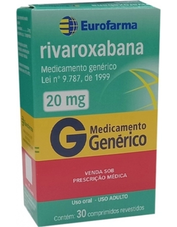 RIVAROXABANA 20MG 30CPD G EUR