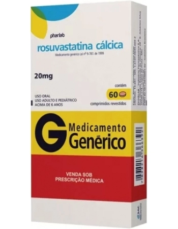 ROSUVASTATINA 20MG 60CPD G PLB
