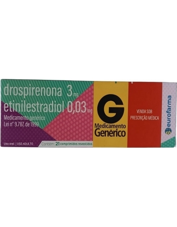 DROSPIRENONA+ETINILES 3+0,03 21CPD G EUR