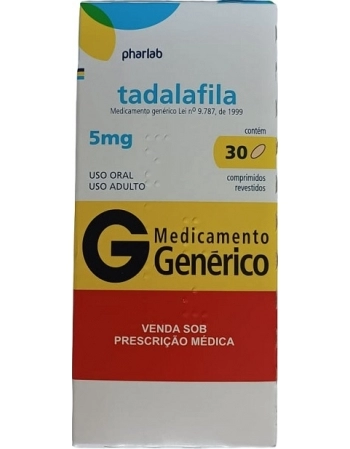 TADALAFILA 5MG C/30CPR REV GEN