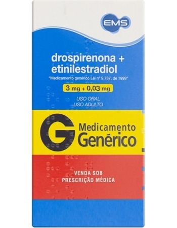 DROSPIRENONA+ETINILES 3+0,03 63CPD G EMS