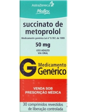 METOPROLOL 50MG C/30CPR REV LIB PROL GEN