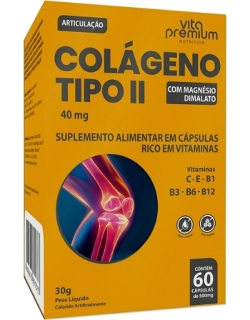 COLAGENO TIPO II+VIT+MIN C/60CPS