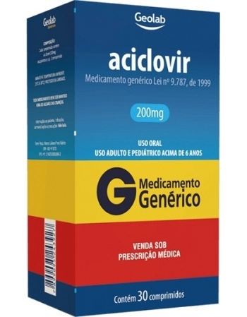 ACICLOVIR 200MG C/30CPR GEN